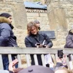 Spin-Off da série “The Walking Dead” filmada na abadia do Mont-Saint-Michel nesta terça-feira